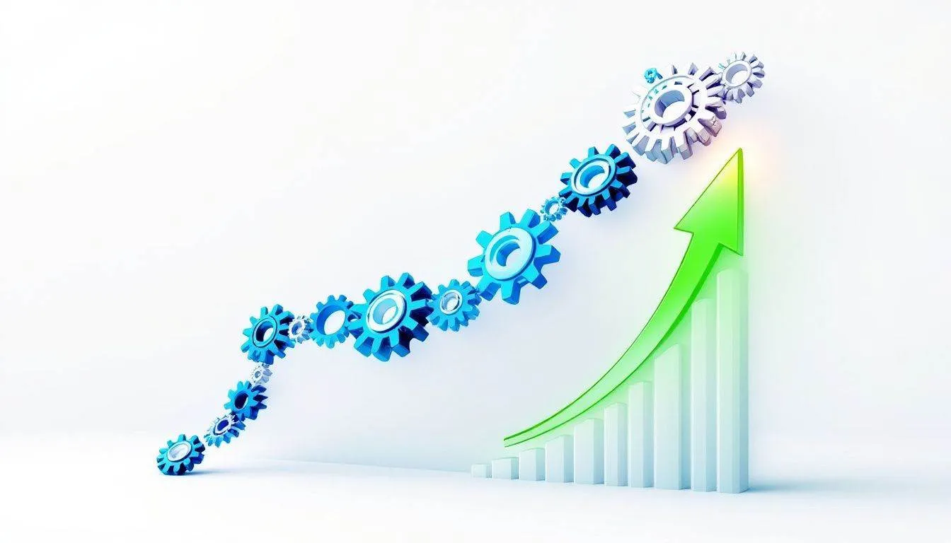 Ein Bild, das Umsatzsteigerung als Ziel im Online Marketing darstellt.